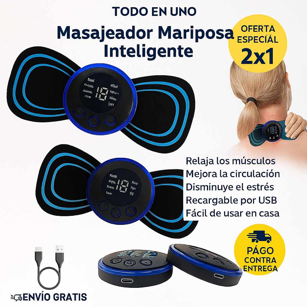 MASAJEADOR 2X1 Y ENVIO GRATIS